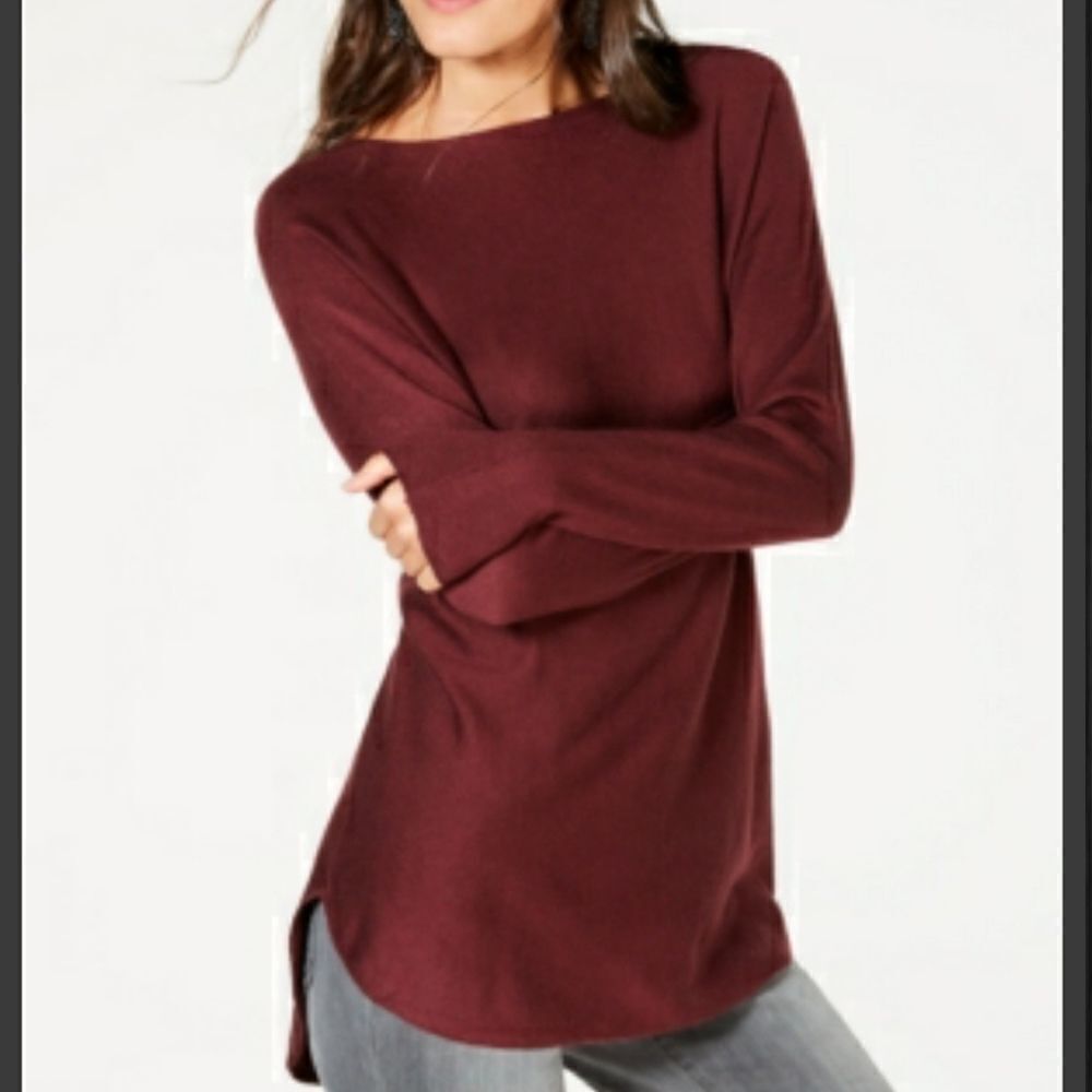 Inc Shirttail Sweater 